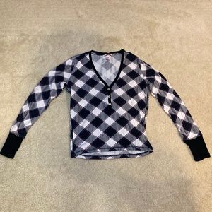 Plaid Victoria’s Secret pajama top